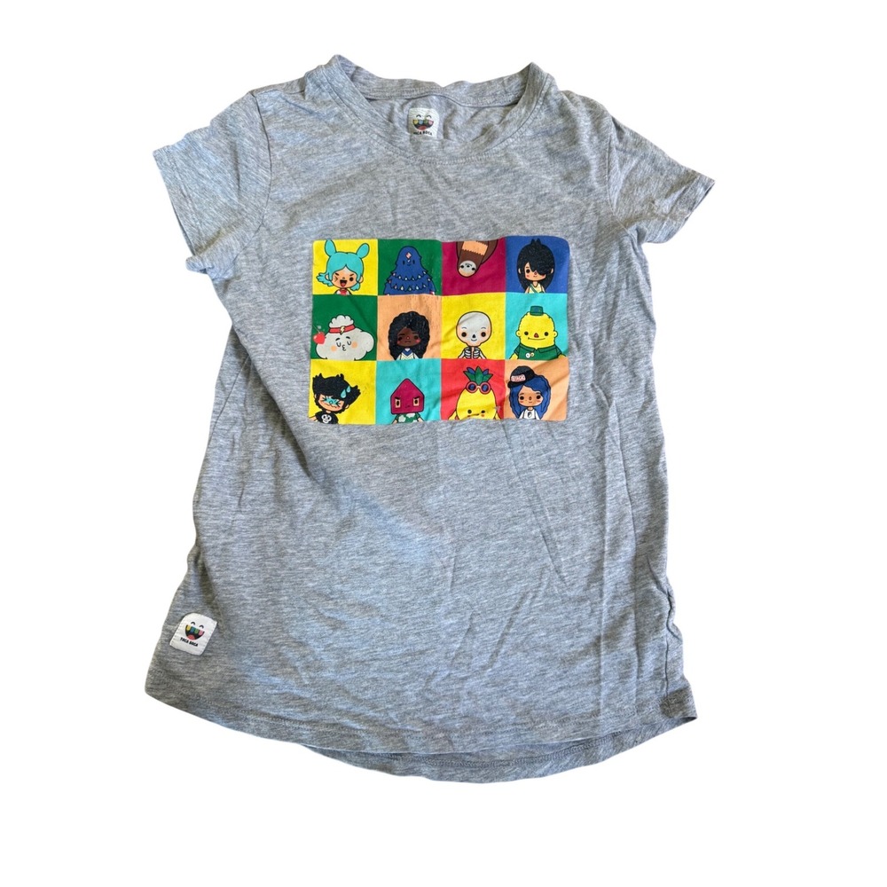Toca Boca grey graphic t-shirt